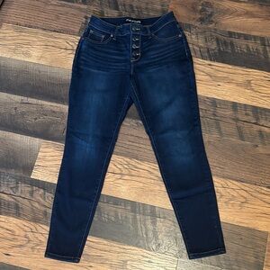Maurices High Rise Dark Blue Jeans